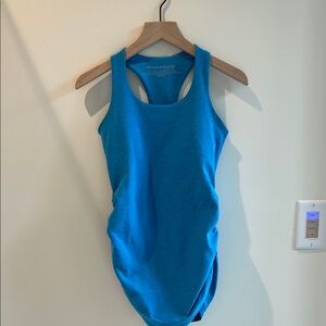 Beyond the Bump Bright Blue Women's Tank Top